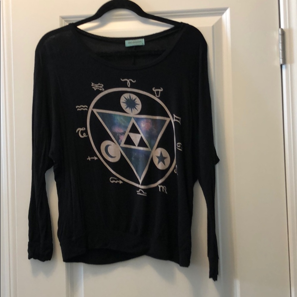 Zodiac Graphic Long Sleeve T